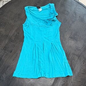 Y2K Wrapper Turquoise Fabric with Pink Label